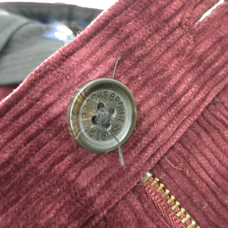Brooks Brothers | ブルックスブラザーズ パンツ Brooks Brothers CLARK ブルックスブラザーズ 太畝 コーデュロイパンツ ワイン メンズ W36 L32 ボルドー【三重本店】