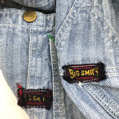 【中古】BIG SMITH | ビッグスミス HB OVERALL オーバーオール インディゴ【加古川物流】