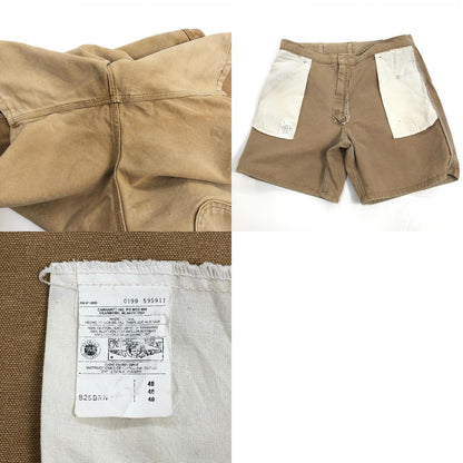 【中古】Carhartt | カーハート ダック　ペインター　USA製 ショートパンツ ブラウン サイズ：40【加古川物流】