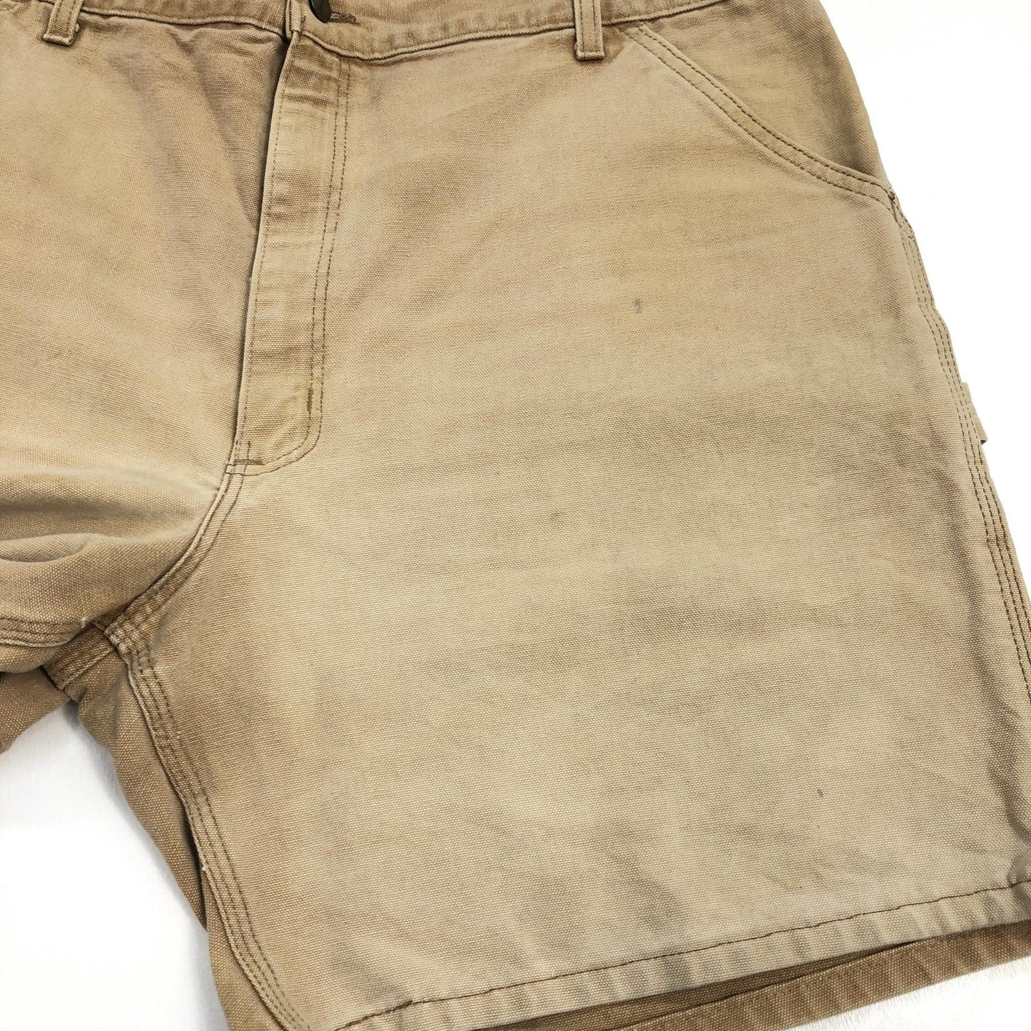 【中古】Carhartt | カーハート ダック　ペインター　USA製 ショートパンツ ブラウン サイズ：40【加古川物流】