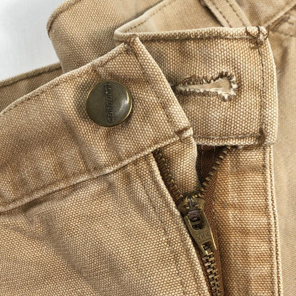 【中古】Carhartt | カーハート ダック　ペインター　USA製 ショートパンツ ブラウン サイズ：40【加古川物流】