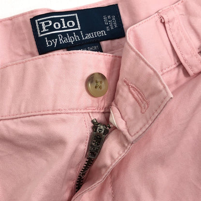 【中古】POLO RALPH LAUREN | ポロ・ラルフローレン コットンチノ　2タック　 ショートパンツ ピンク サイズ：40【加古川物流】