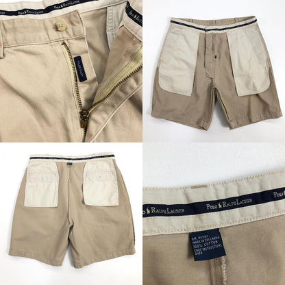 【中古】POLO RALPH LAUREN | ポロ・ラルフローレン ショートパンツ ベージュ サイズ：36【加古川物流】