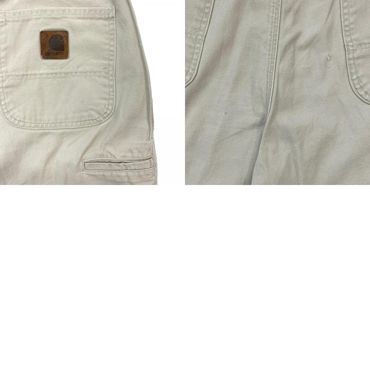 【中古】Carhartt | カーハート ワーク　 ショートパンツ ナチュラル サイズ：38【加古川物流】