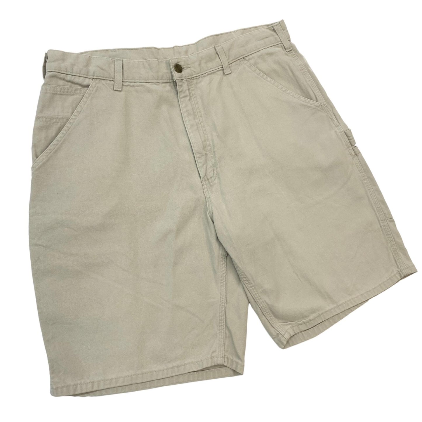 【中古】Carhartt | カーハート ワーク　 ショートパンツ ナチュラル サイズ：38【加古川物流】