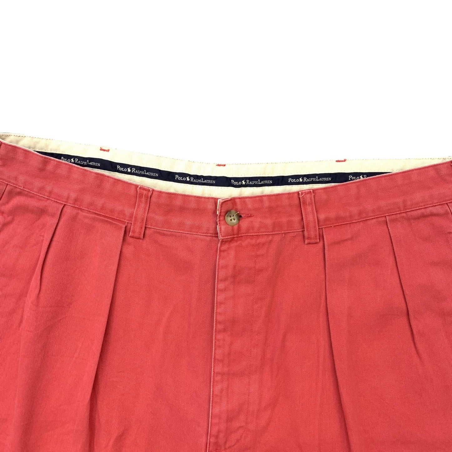 【中古】POLO RALPH LAUREN | ポロ・ラルフローレン POLO CHINO　2タック チノ ショートパンツ ピンク サイズ：36【加古川物流】