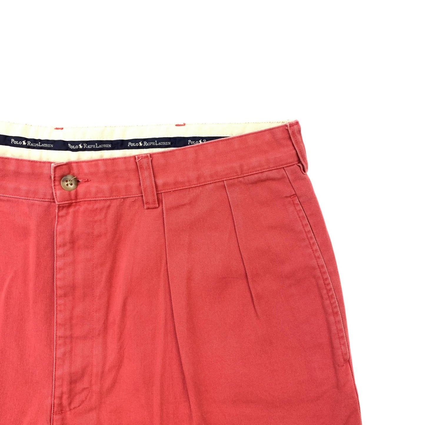 【中古】POLO RALPH LAUREN | ポロ・ラルフローレン POLO CHINO　2タック チノ ショートパンツ ピンク サイズ：36【加古川物流】