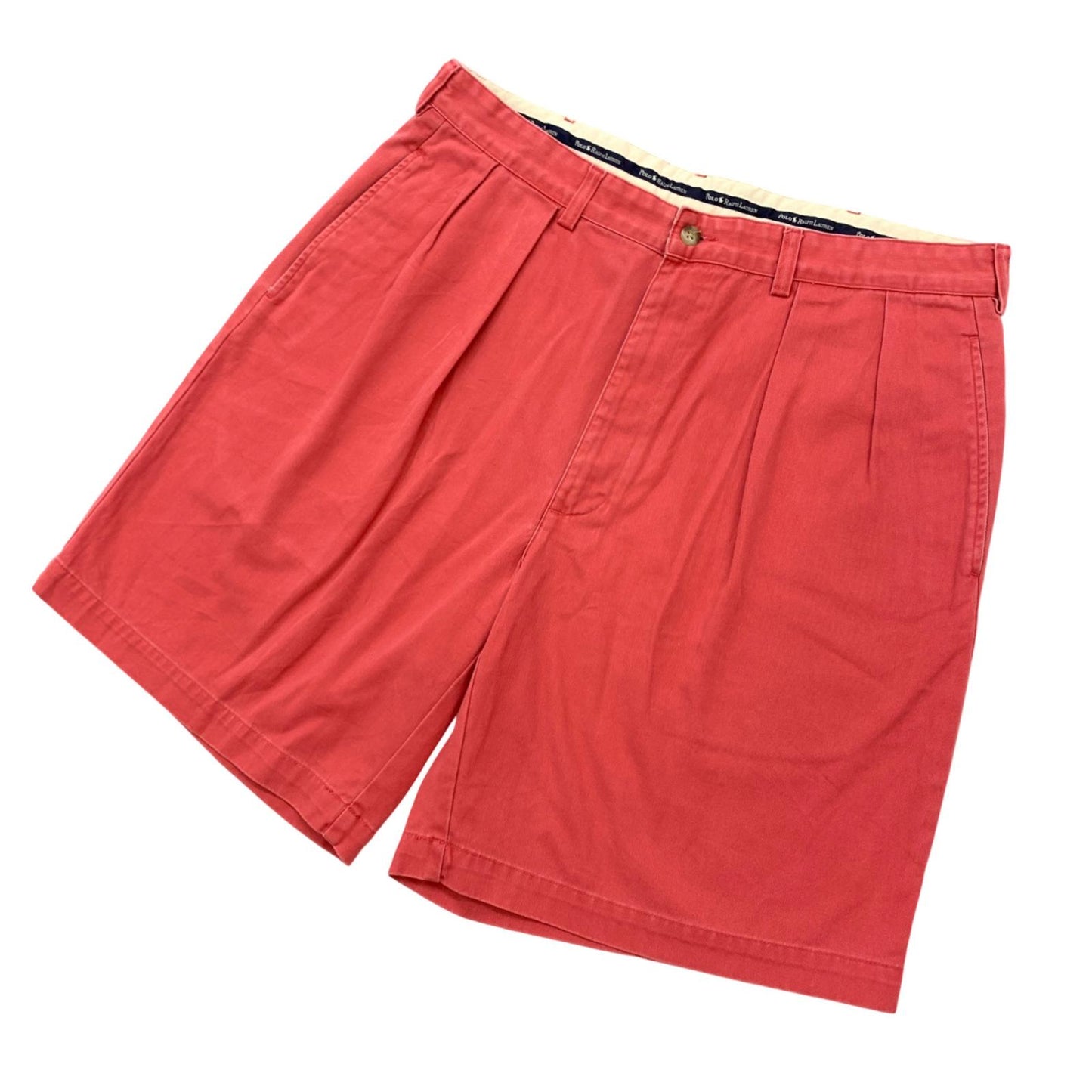 【中古】POLO RALPH LAUREN | ポロ・ラルフローレン POLO CHINO　2タック チノ ショートパンツ ピンク サイズ：36【加古川物流】