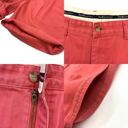 【中古】POLO RALPH LAUREN | ポロ・ラルフローレン POLO CHINO　2タック チノ ショートパンツ ピンク サイズ：36【加古川物流】