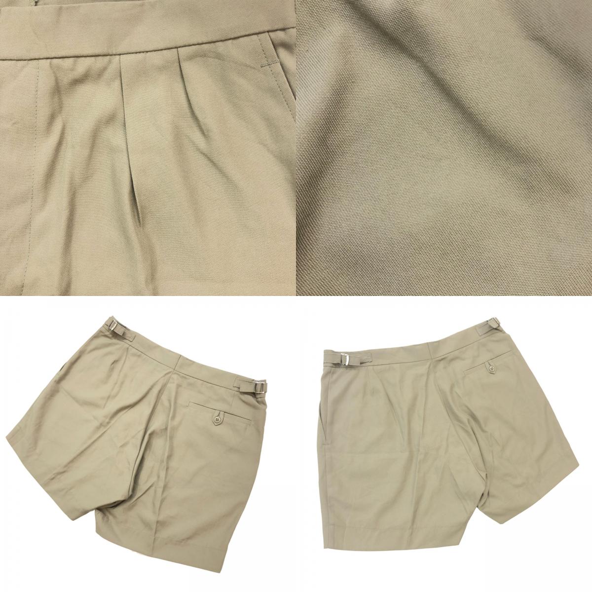 【中古】 BRITISH ARMYSHORTS, MAN'S, Tropical, RAF　8405-99-132-8424 イギリス軍 ショートパンツ ベージュ【加古川物流】