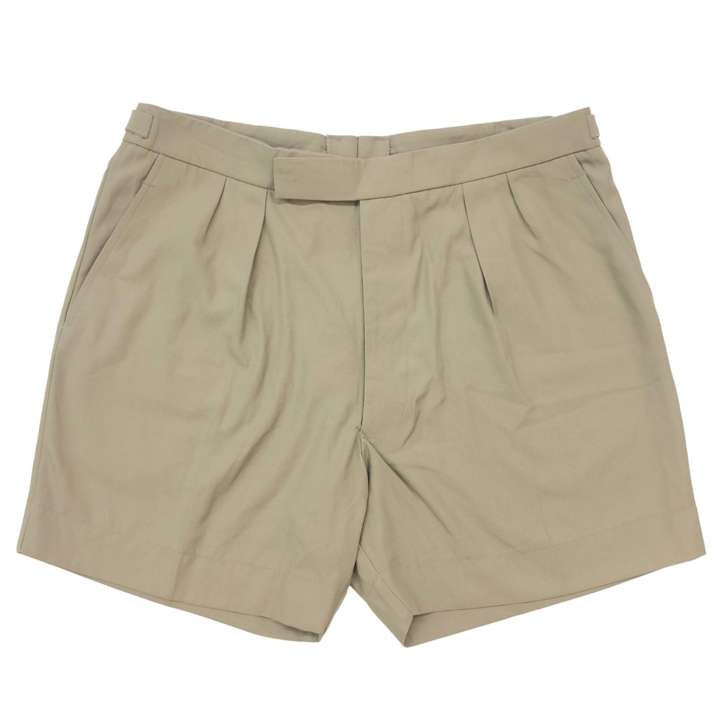 【中古】 BRITISH ARMYSHORTS, MAN'S, Tropical, RAF　8405-99-132-8424 イギリス軍 ショートパンツ ベージュ【加古川物流】