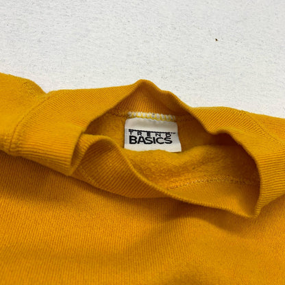 【中古】 TREND BASICS ラグランスリーブスウェット　半袖 スウェット イエロー サイズ：L【加古川物流】