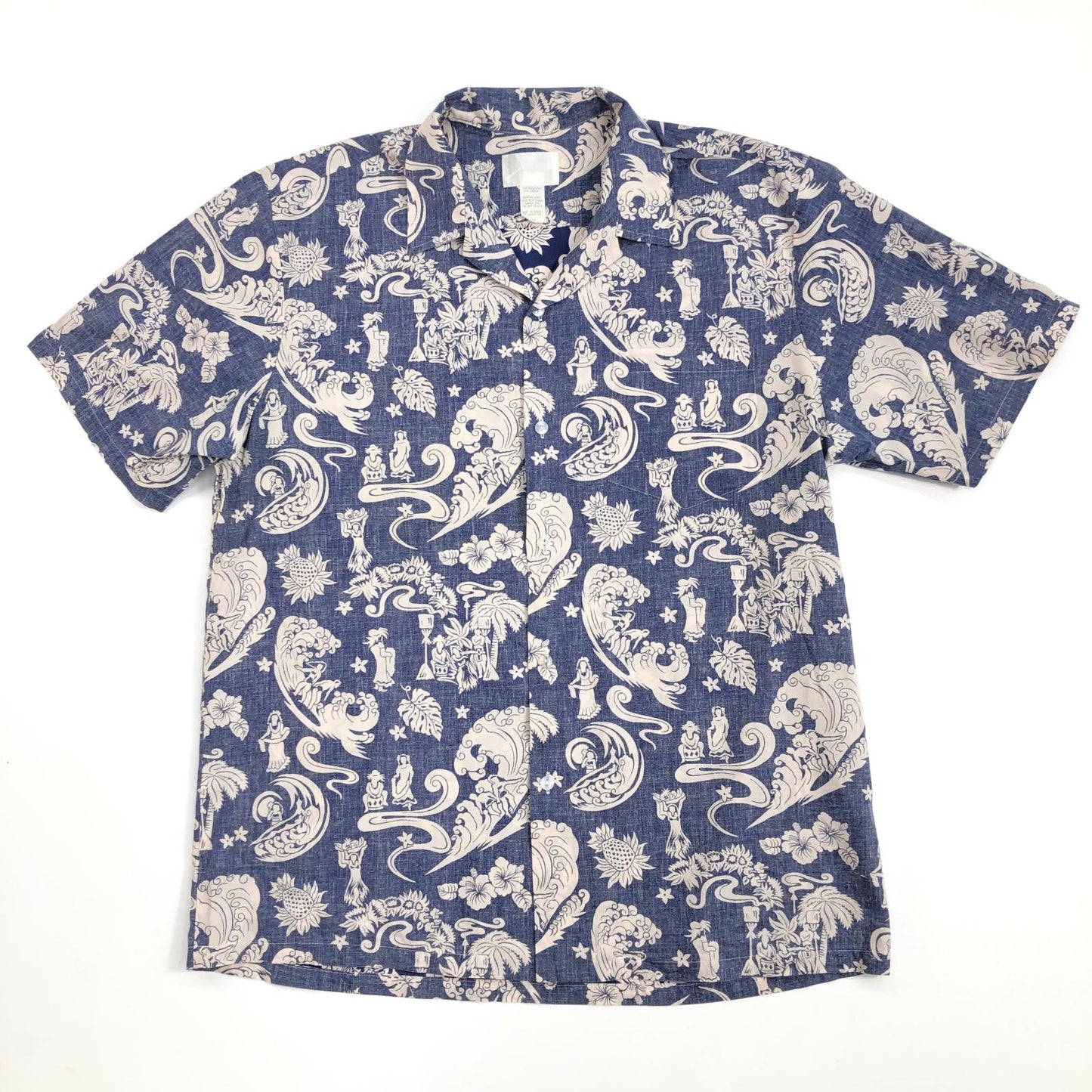 【中古】 ７０年代頃 裏地 ハワイアンシャツ アロハ ハワイ製 その他トップス【加古川物流】
