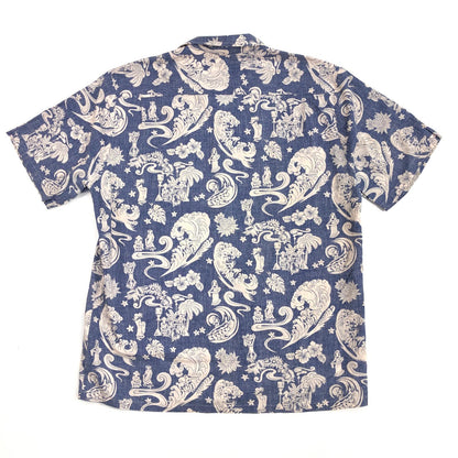 【中古】 ７０年代頃 裏地 ハワイアンシャツ アロハ ハワイ製 その他トップス【加古川物流】