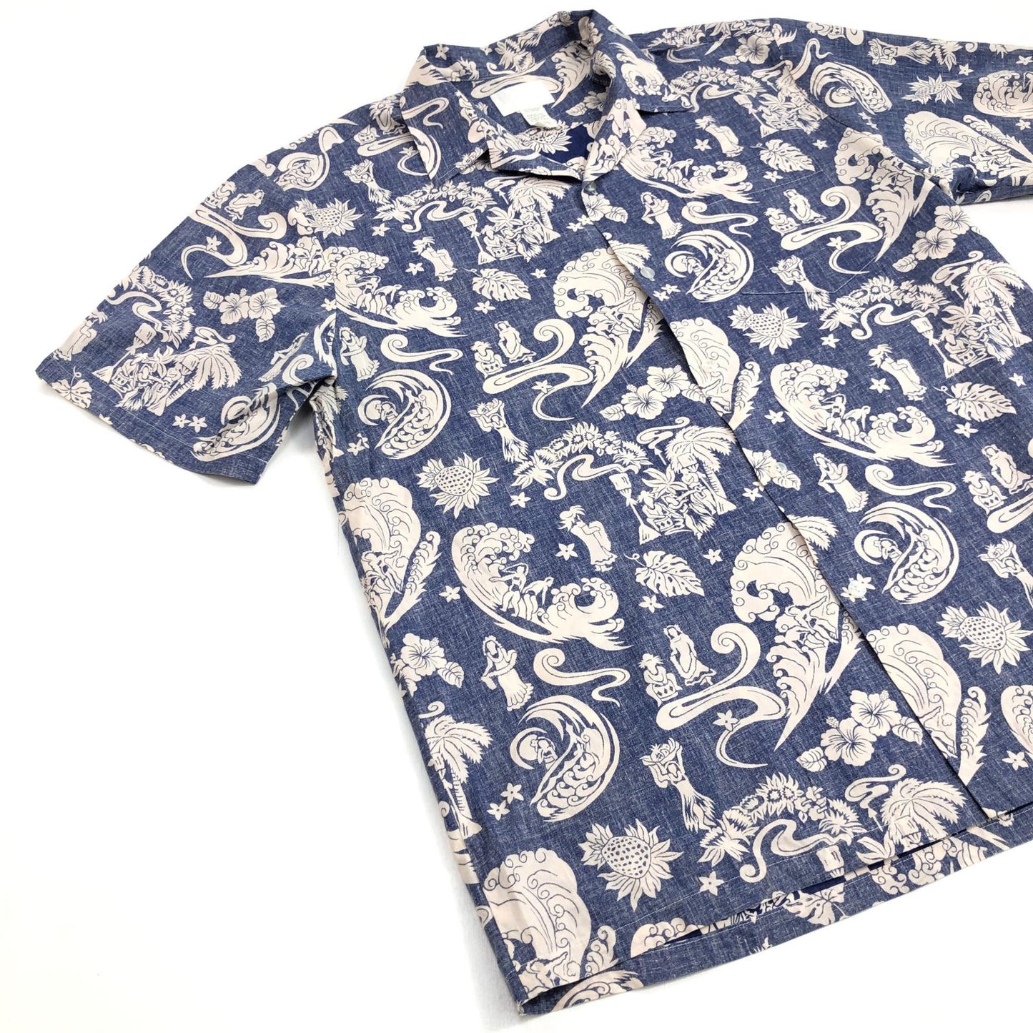 【中古】 ７０年代頃 裏地 ハワイアンシャツ アロハ ハワイ製 その他トップス【加古川物流】