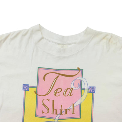 [Used] SCREEN CREATIONS 1996 Hallmark Licensing, Inc. Tea Shirt, Made in USA, Short Sleeve T-Shirt, White, Size L [Kakogawa Logistics] 