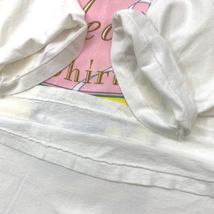 [Used] SCREEN CREATIONS 1996 Hallmark Licensing, Inc. Tea Shirt, Made in USA, Short Sleeve T-Shirt, White, Size L [Kakogawa Logistics] 