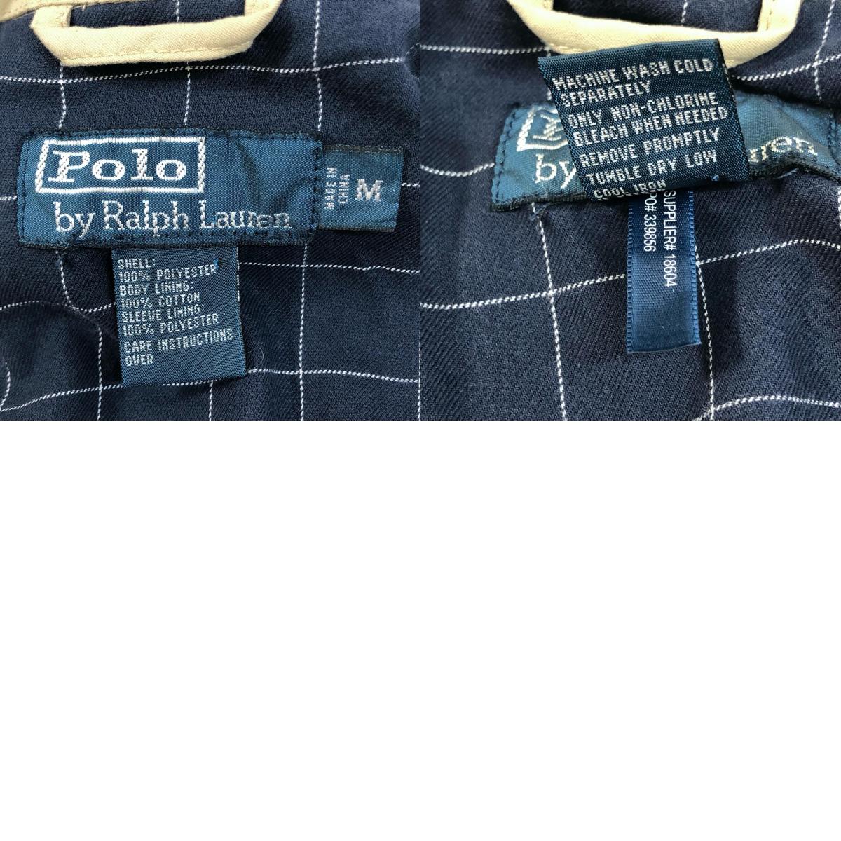 【中古】POLO RALPH LAUREN | ポロ・ラルフローレン スイングトップ ベージュ サイズ：M【加古川物流】