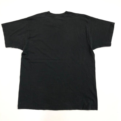 【中古】 FRUIT OF THE LOOM　フルーツオブザルーム　90年代　CORNHUSKERS　コーンハスカーズ　チームロゴ　前面プリント　シングルステッチ　USA製　ヴィンテージ 半袖Ｔシャツ ブラック サイズ：L【加古川物流】