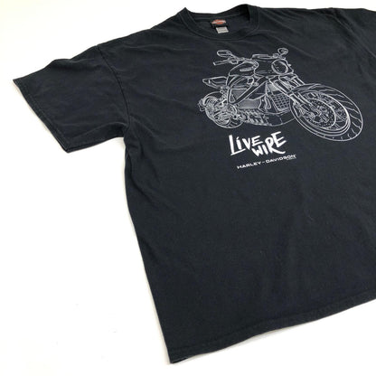 【中古】HARLEY-DAVIDSON | ハーレーダビットソン 半袖Ｔシャツ ブラック【加古川物流】
