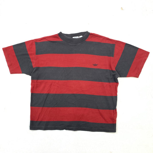 [Used] DOCKERS 90s wide border short sleeve T-shirt Size: XL [Kakogawa Logistics] 