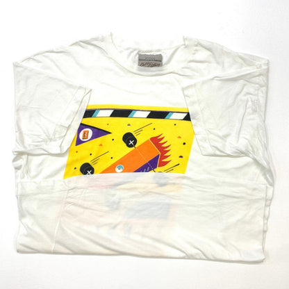 [Used] UNITED COLORS OF BENETTON Outdoor Clothing Detroit Grand Prix F1 Race Short Sleeve T-Shirt White [Kakogawa Logistics] 