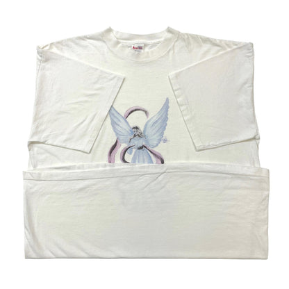 【中古】 Ameri Tees 90年代 エンジェル 天使 USA製 半袖Ｔシャツ ホワイト【加古川物流】