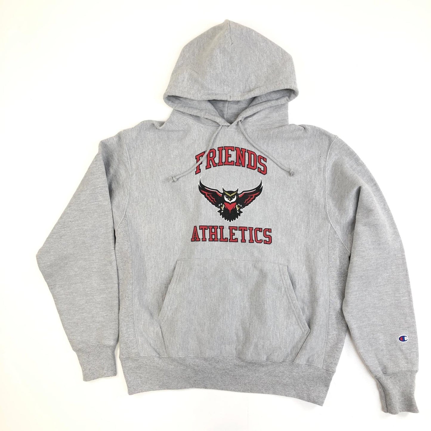 【中古】Champion | チャンピオン FRIENDS ATHLETICS パーカー REVERSE WEAVE グレー【加古川物流】