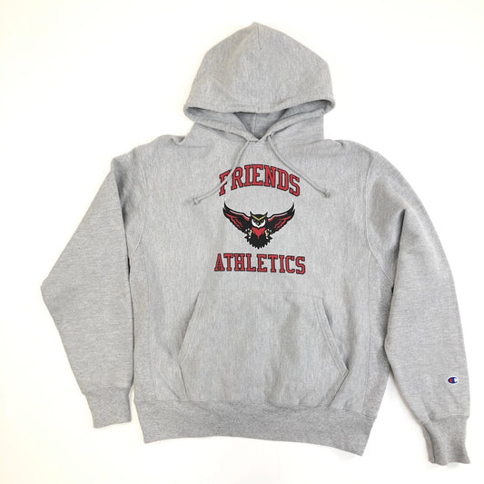 【中古】Champion | チャンピオン FRIENDS ATHLETICS パーカー REVERSE WEAVE グレー【加古川物流】