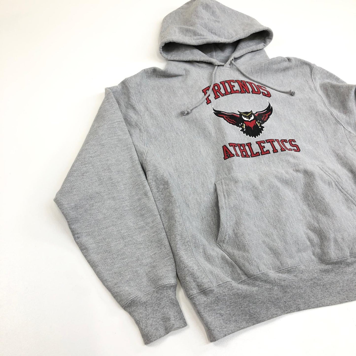 【中古】Champion | チャンピオン FRIENDS ATHLETICS パーカー REVERSE WEAVE グレー【加古川物流】