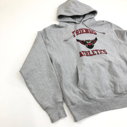 【中古】Champion | チャンピオン FRIENDS ATHLETICS パーカー REVERSE WEAVE グレー【加古川物流】