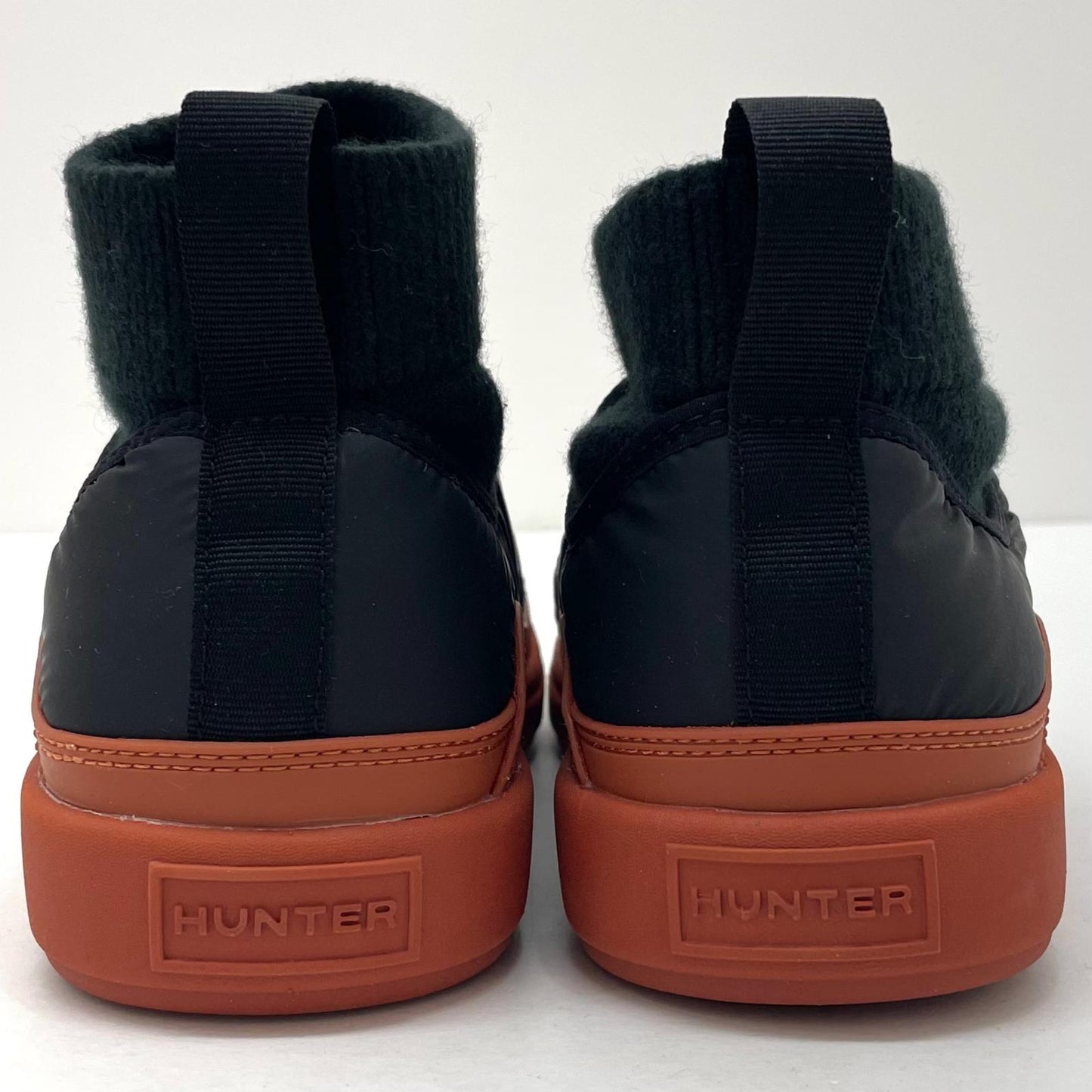 【中古】HUNTER | ハンター PUFFER KNIT BOOT/パファー ニット ブーツ ブラック 27cm【尾張小牧店】