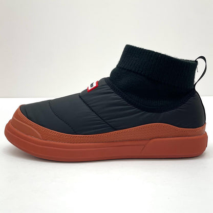 [Used] HUNTER | Hunter PUFFER KNIT BOOT Boots Black 27cm [Kakogawa Logistics] 
