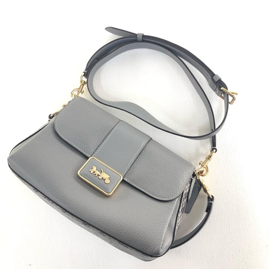 [Used] COACH | Coach Grace Shoulder Bag Shoulder Bag CF390 Blue [Kakogawa Logistics] 