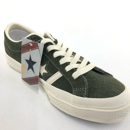 [Used] CONVERSE | Converse STAR&amp;BARS SUEDE DX Sneakers 1CL757 Khaki [Kakogawa Logistics] 