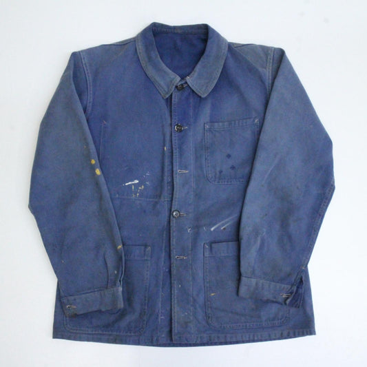 【中古】 その他アウター FRENCH ARMY ユーティリティジャケット サイズ 96 1971 年製 ブルー【加古川物流】