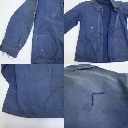 【中古】 その他アウター FRENCH ARMY ユーティリティジャケット サイズ 96 1971 年製 ブルー【加古川物流】