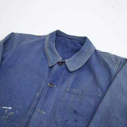 【中古】 その他アウター FRENCH ARMY ユーティリティジャケット サイズ 96 1971 年製 ブルー【加古川物流】