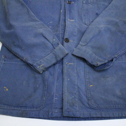 【中古】 その他アウター FRENCH ARMY ユーティリティジャケット サイズ 96 1971 年製 ブルー【加古川物流】