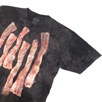 【中古】 THE MOUNTAIN ザ マウンテン 焼きベーコン  半袖Ｔシャツ グレー【加古川物流】