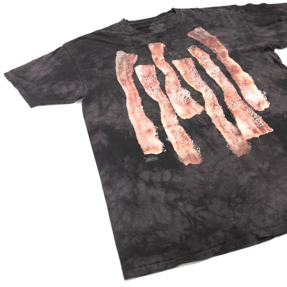 【中古】 THE MOUNTAIN ザ マウンテン 焼きベーコン  半袖Ｔシャツ グレー【加古川物流】