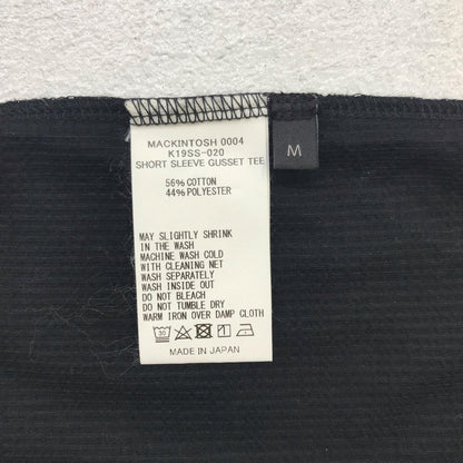【中古】Mackintosh | マッキントッシュ SHORT SLEEVE GUSSET TEE 半袖Ｔシャツ K19SS-020 ブラック サイズ：M【加古川物流】