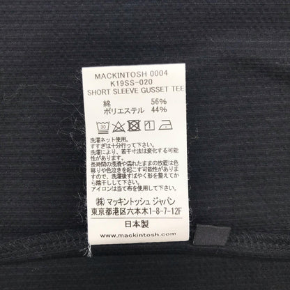 【中古】Mackintosh | マッキントッシュ SHORT SLEEVE GUSSET TEE 半袖Ｔシャツ K19SS-020 ブラック サイズ：M【加古川物流】