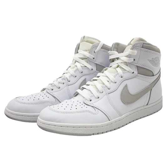 [Used] NIKE | Nike AIR JORDAN 1 HIGH 85 NEUTRAL GREY Sneakers BQ4422-100 BQ4422-100 White 29cm [Kakogawa Logistics] 