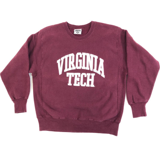 【中古】Lee | リー スウェット VIRGINIA TECH MADE IN USA ボルドー/バーガンディー サイズ：L【加古川物流】