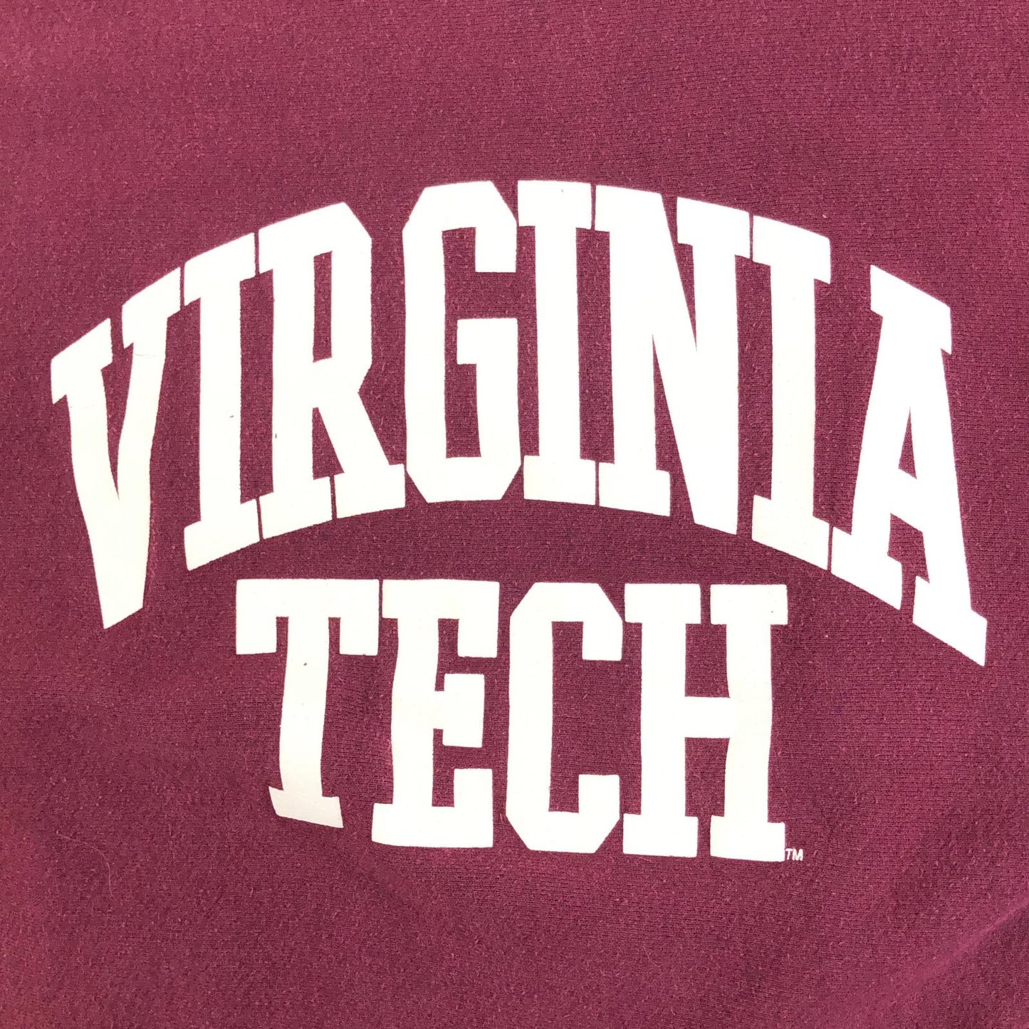 【中古】Lee | リー スウェット VIRGINIA TECH MADE IN USA ボルドー/バーガンディー サイズ：L【加古川物流】