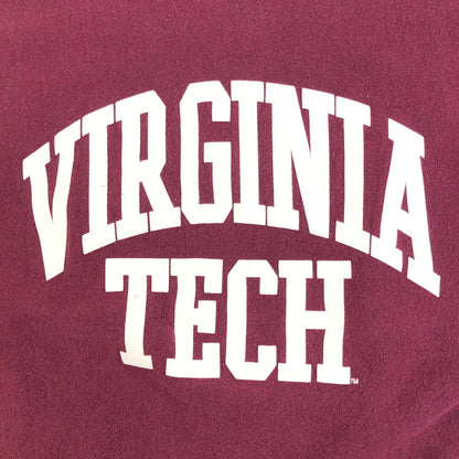 【中古】Lee | リー スウェット VIRGINIA TECH MADE IN USA ボルドー/バーガンディー サイズ：L【加古川物流】