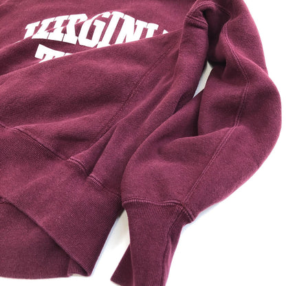 【中古】Lee | リー スウェット VIRGINIA TECH MADE IN USA ボルドー/バーガンディー サイズ：L【加古川物流】