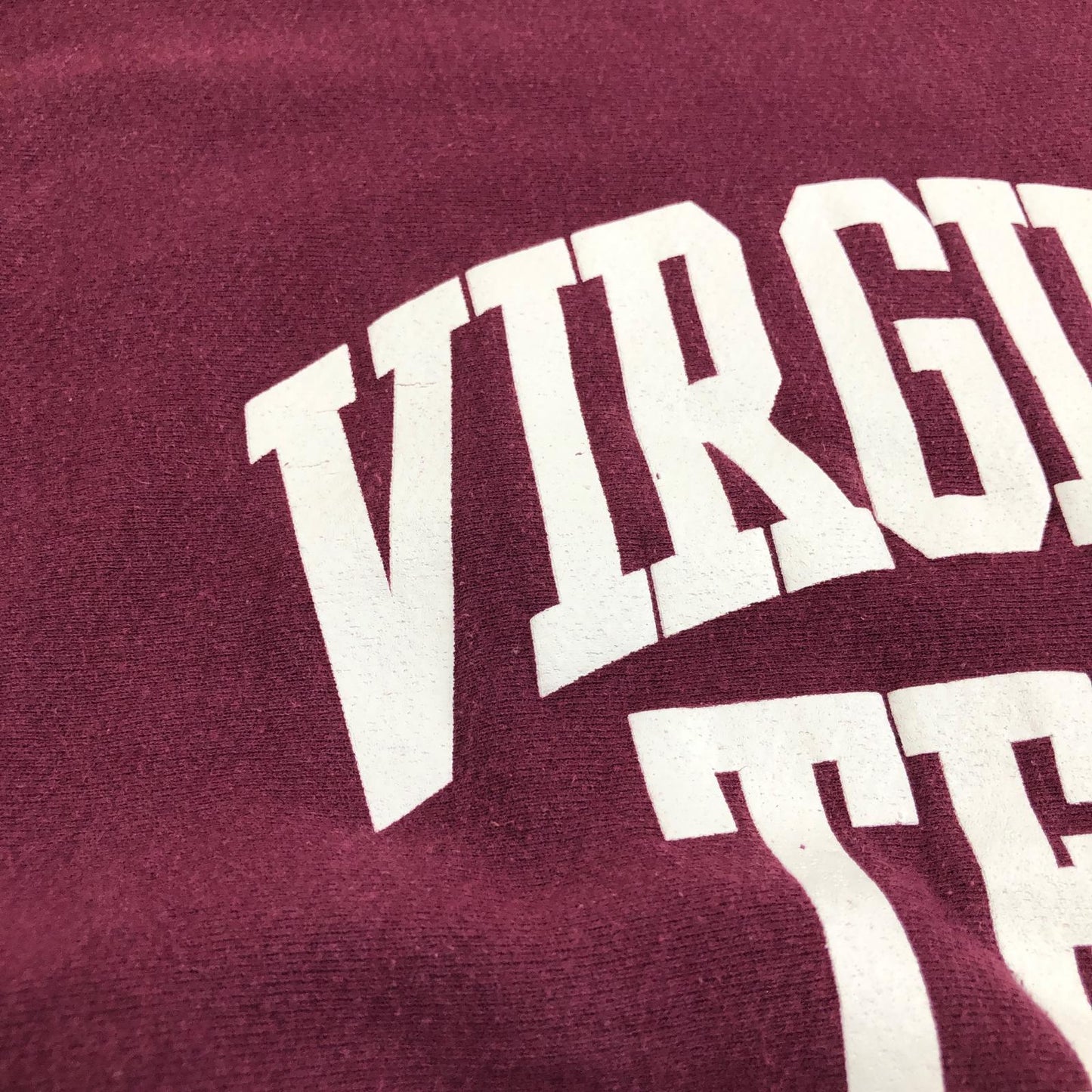 【中古】Lee | リー スウェット VIRGINIA TECH MADE IN USA ボルドー/バーガンディー サイズ：L【加古川物流】