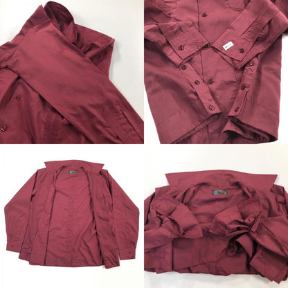 [Used] RAMON Cuban shirt, long sleeve shirt, red, size: 38 [Kakogawa Logistics] 
